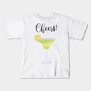 Glass of Tequila with lime - Tequila Day Kids T-Shirt